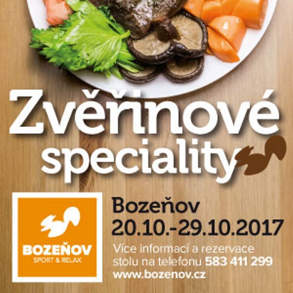 Zvěřinové speciality na Bozeňově