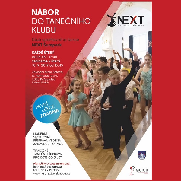 Nábor do tanečního klubu NEXT