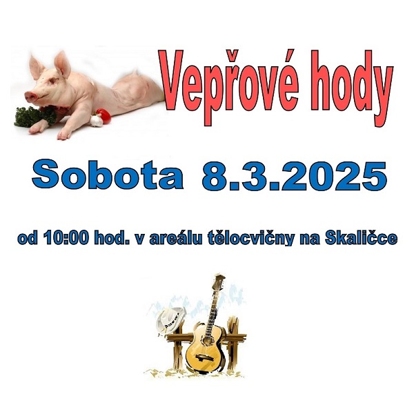 Areál tělocvičny na Skaličce – Vepřové hody